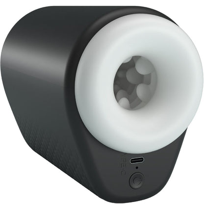 PRETTY LOVE - DJ GIRL MALE MASTURBATOR WITH VIBRATION 5 SETTINGS BLACK