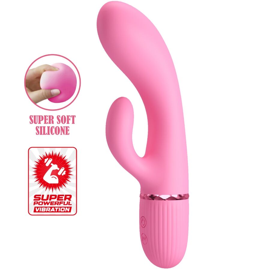 PRETTY LOVE - MARSKI RABBIT VIBRATOR & G-SPOT PINK - 1