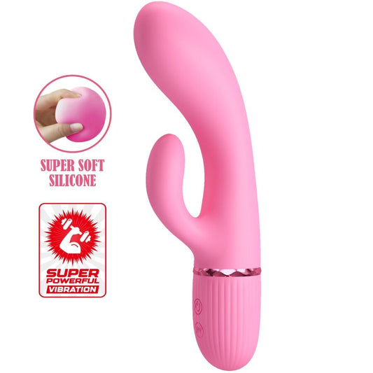 PRETTY LOVE - MARSKI RABBIT VIBRATOR & G-SPOT PINK - 1