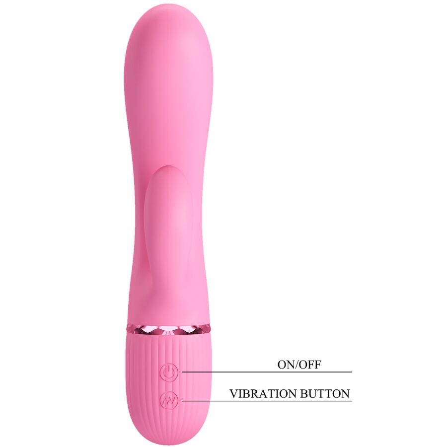 PRETTY LOVE - MARSKI RABBIT AND G-SPOT VIBRATOR PINK