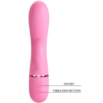 PRETTY LOVE - MARSKI RABBIT AND G-SPOT VIBRATOR PINK