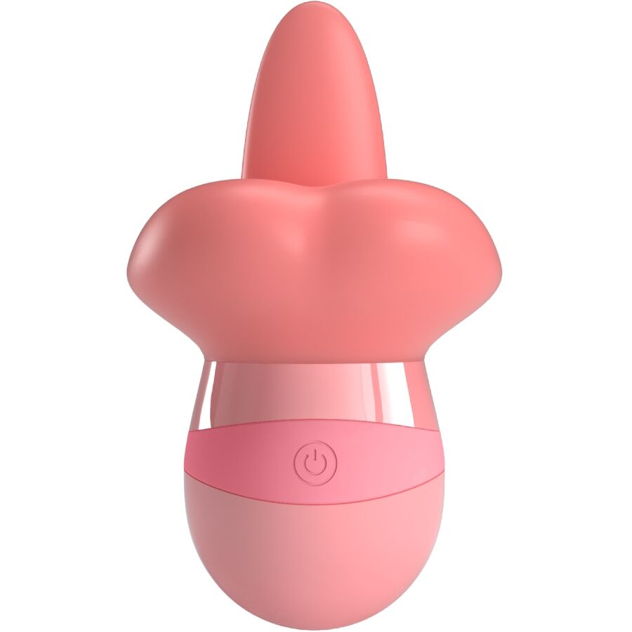 PRETTY LOVE - KYLEE TONGUE CLITORIS STIMULATOR 10 VIBRATIONS NUDE PINK - 5