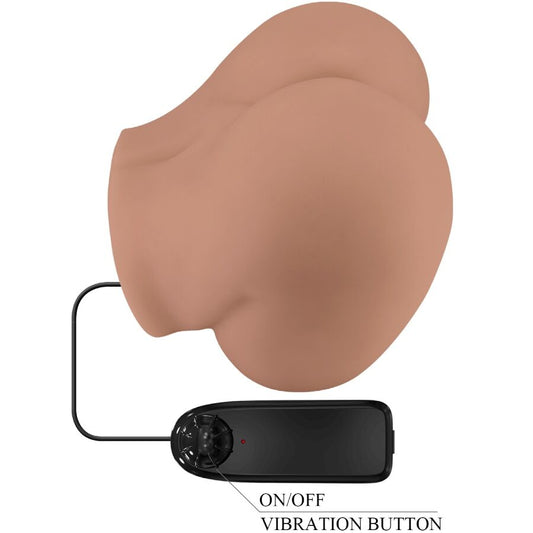 CRAZY BULL - BERNACE ASS VIBRATOR WITH REALISTIC VAGINA AND ANUS FLESH REMOTE CONTROL - 1
