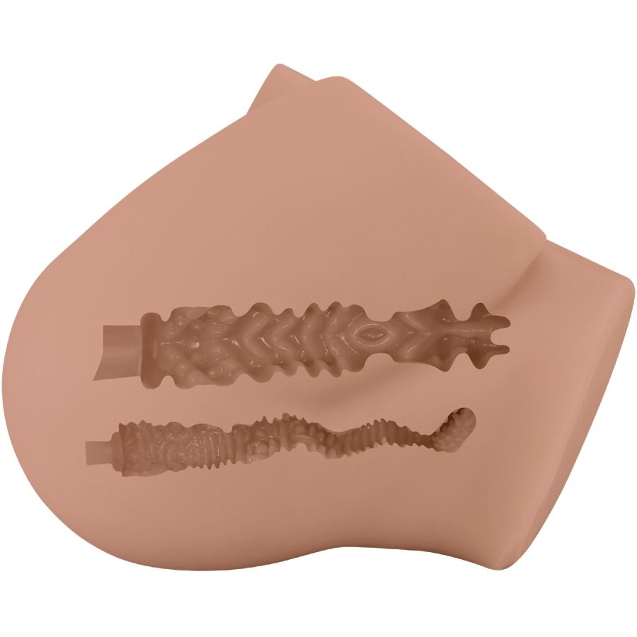 CRAZY BULL - BERNACE ASS VIBRATORE CON VAGINA REALISTICA E ANO CARNE TELECOMANDO