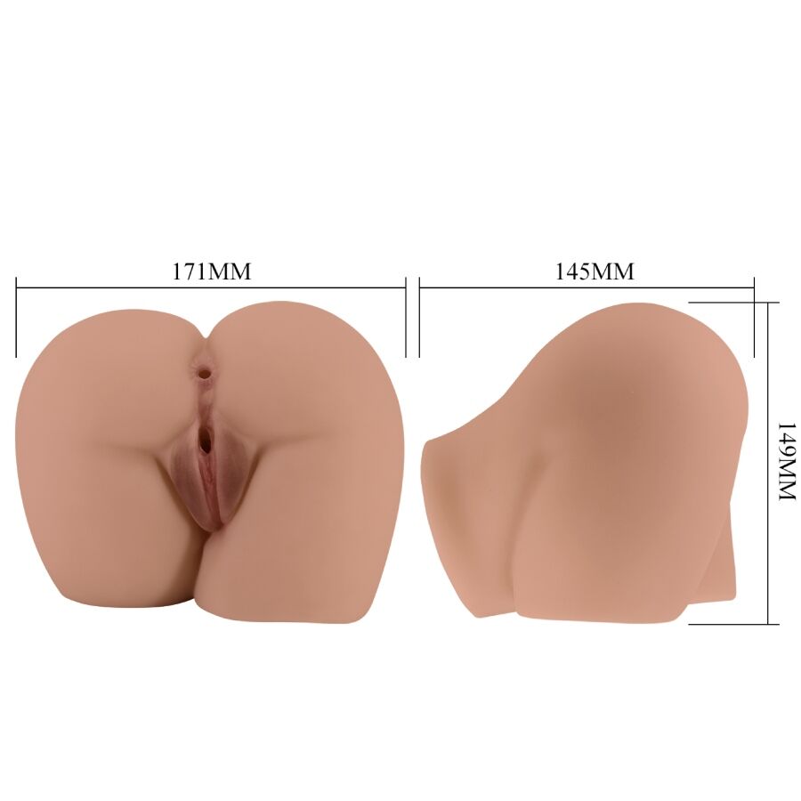 CRAZY BULL - BERNACE ASS VIBRATOR WITH REALISTIC VAGINA AND ANUS FLESH REMOTE CONTROL - 4