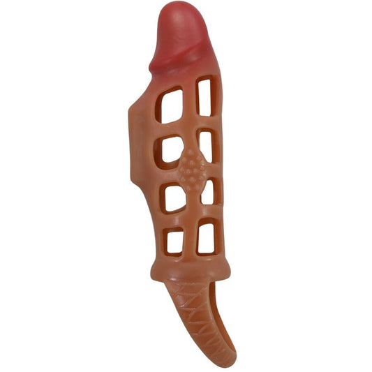 PRETTY LOVE - PRESTON VIBRATING PENIS SLEEVE 18 CM - 1