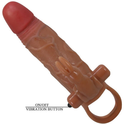 PRETTY LOVE - OSMAR PENIS SLEEVE + VIBRATING CLITORIS STIMULATOR - 3