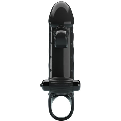 ROMANCE - BLACK VIBRATING PENIS SHEATH