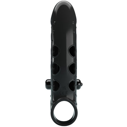 ROMANCE - BLACK VIBRATING PENIS SHEATH