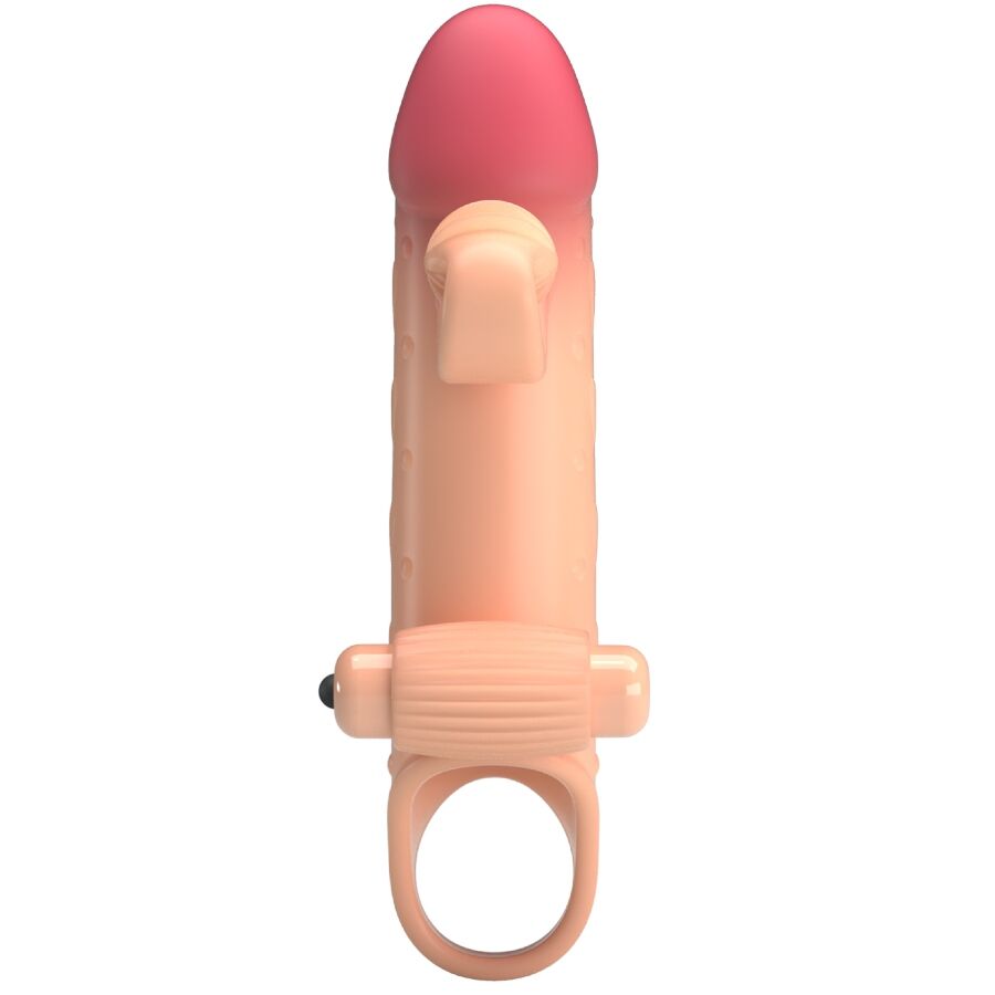 ROMANCE - VIBRATING PENIS SLEEVE NATURAL - 5