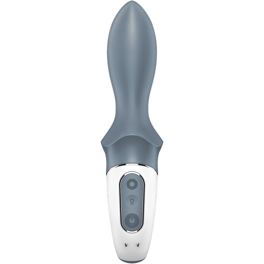 SATISFYER - AIR PUMP BOOTY 1 INFLATABLE ANAL VIBRATOR GREY