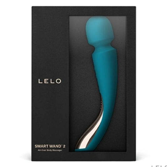 LELO - SMART MEDIUM WAND 2 MASSEUR BLEU OCÉAN