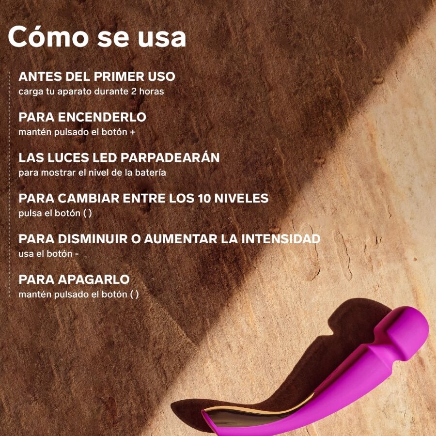 LELO - SMART MEDIUM WAND 2 OCEAN BLUE MASSAGER - 6