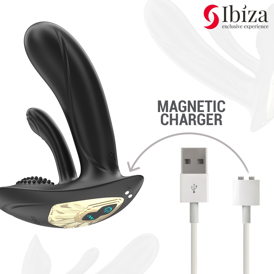 IBIZA - WEARABLE VIBRATOR WITH REMOTE CONTROL AND CLITORAL G-SPOT STIMULATION