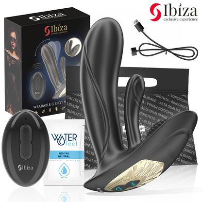 IBIZA - WEARABLE VIBRATOR WITH REMOTE CONTROL AND CLITORAL G-SPOT STIMULATION