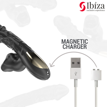 IBIZA - VIBRATOR AND CLITORAL STIMULATOR WITH BITE AND ROTATION EFFECT