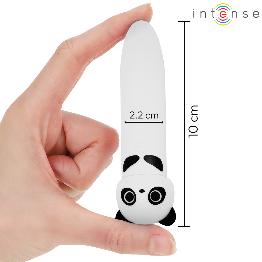 INTENSE - POH PANDA VIBRATING USB RECHARGEABLE BULLET 10 X 2.2 CM