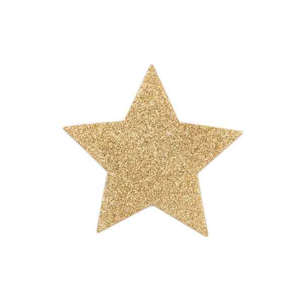 BIJOUX - INDISCRETS COPRI CAPEZZOLI FLASH GOLDEN STAR - Secretroomsexyshop