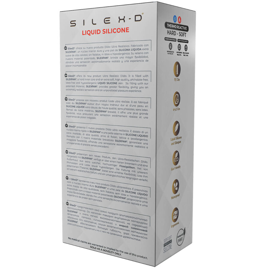 SILEXD - REALISTIC PENIS MODEL 8 LIQUID SILICONE 20.6 CM