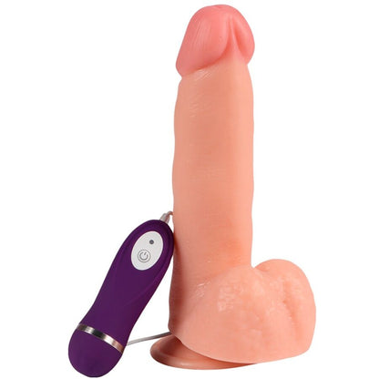 SHEQU - ADAM DILDO VIBRATOR WITH REMOTE CONTROL 21 CM