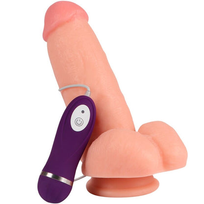 SHEQU - RED EAGLE VIBRATING DILDO WITH REMOTE CONTROL 17 CM