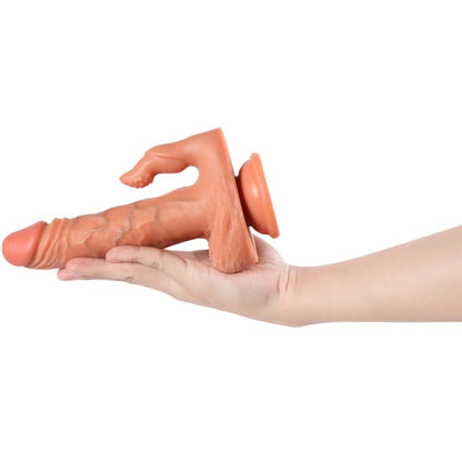 SHEQU - JULIAN 16 CM VIBRATING REMOTE CONTROL DILDO AND CLITORAL STIMULATOR