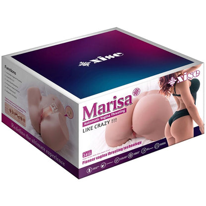XISE - MASTURBATORE VAGINA REALISTICO MULTIPOSIZIONE MARISA CON SPINTA