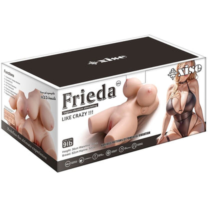 XISE - FRIEDA TORSO FEMMINILE REALISTICO CON VIBRAZIONE 36 CM