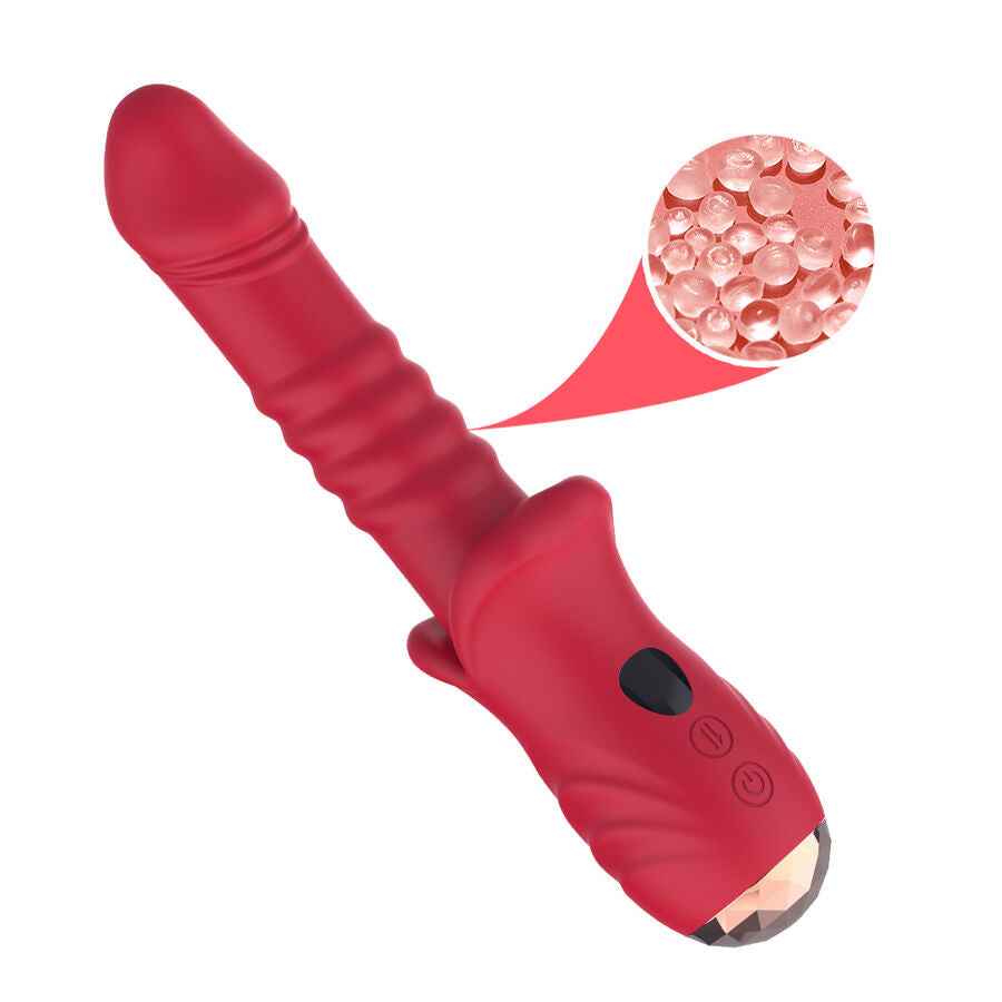 ARMONY - POINT A DILDO VIBRATORE STIMOLANTE ROSSO