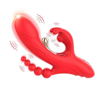 ARMONY - VIBRATORE STIMOLATORE PUNTO G E CLITORIDE ROSSO