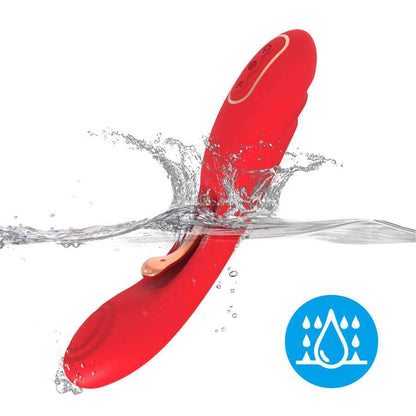ARMONY - VIBRATORE CON LINGUA OSCILLANTE ROSSO