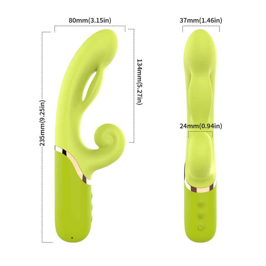 ARMONY - GONFIATORE PUNTO A PER STIMOLATORE VIBRATORE VERDE