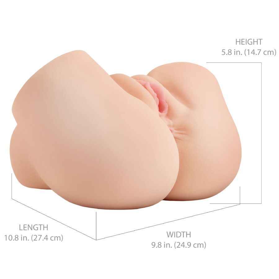PDX ELITE - BACK THAT ASS UP MASTURBATORE REALISTICO VIBRANTE PER VAGINA E ANO
