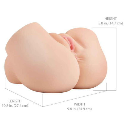 PDX ELITE - BACK THAT ASS UP MASTURBATORE REALISTICO VIBRANTE PER VAGINA E ANO