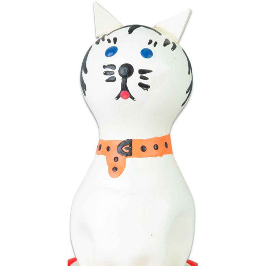 CONDOMERIE - PRESERVATIVI NOVITÀ DIPINTI A MANO GATTO BIANCO