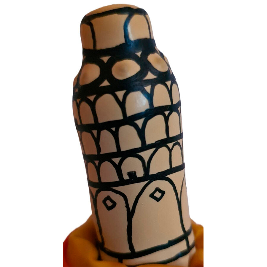 CONDOMERIE - HAND-PAINTED NOVELTY CONDOMS LEANING TOWER OF PISA