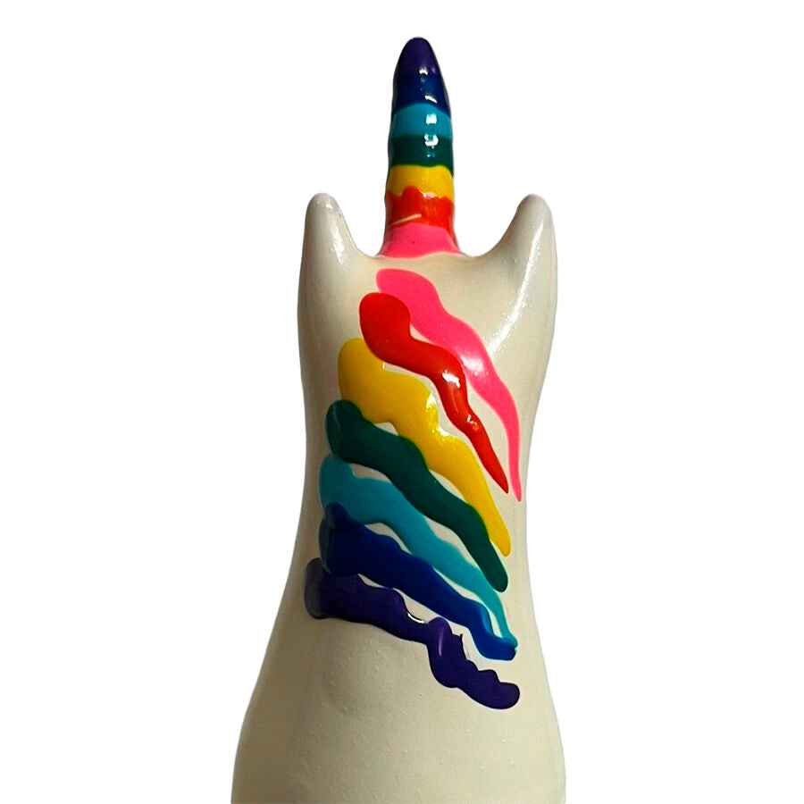 CONDOMERIE - PRESERVATIVI NOVITÀ DIPINTI A MANO UNICORNO ARCOBALENO