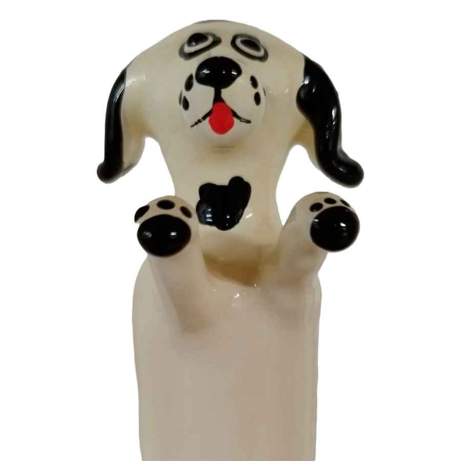 CONDOMERIE - PRESERVATIVI NOVITÀ DIPINTI A MANO HAPPY WHITE DOG XL