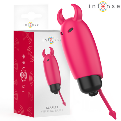 INTENSE - RED DEMON SCARLET VIBRATING BULLET 9.3 X 2.4 CM