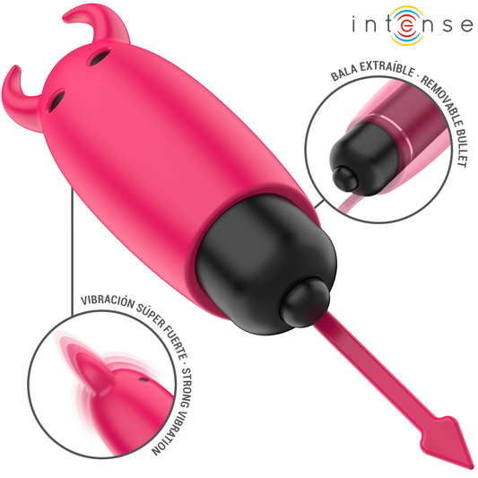 INTENSE - RED DEMON SCARLET VIBRATING BULLET 9.3 X 2.4 CM