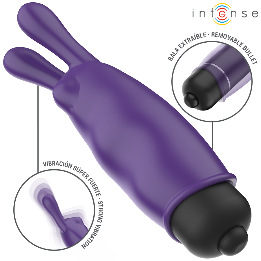 INTENSE - MYSTIC VIBRATING BULLET PURPLE 8.7 X 2.4 CM