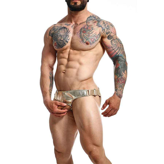 MOB - DNGEON JOCKSTRAP ANELLO PER IL PENE DORATO TAGLIA UNICA