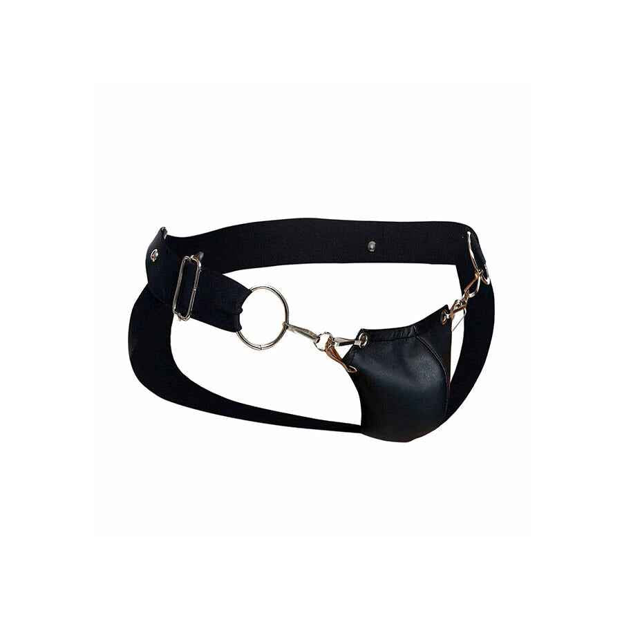 MOB - DNGEON JOCKSTRAP NERO A PRESSIONE TAGLIA UNICA