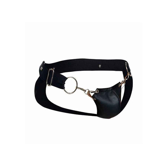 MOB - DNGEON JOCKSTRAP NERO A PRESSIONE TAGLIA UNICA