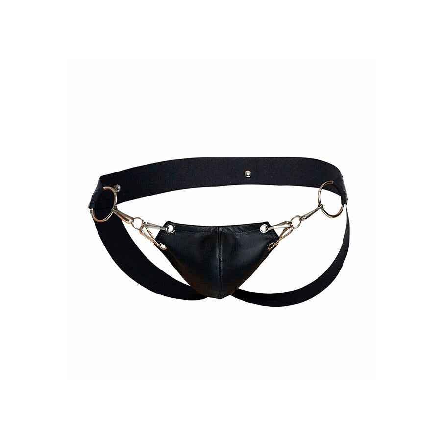 MOB - DNGEON JOCKSTRAP NERO A PRESSIONE TAGLIA UNICA