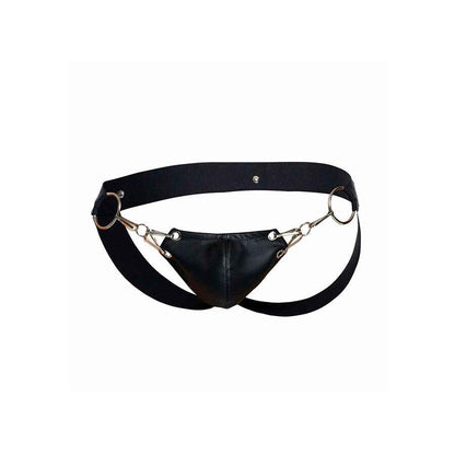 MOB - DNGEON JOCKSTRAP NERO A PRESSIONE TAGLIA UNICA