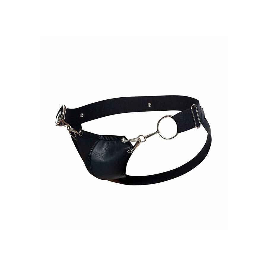 MOB - DNGEON JOCKSTRAP NERO A PRESSIONE TAGLIA UNICA