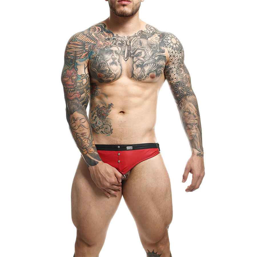 MOB - DNGEON JOCKSTRAP ANELLO PER IL PENE ROSSO TAGLIA UNICA