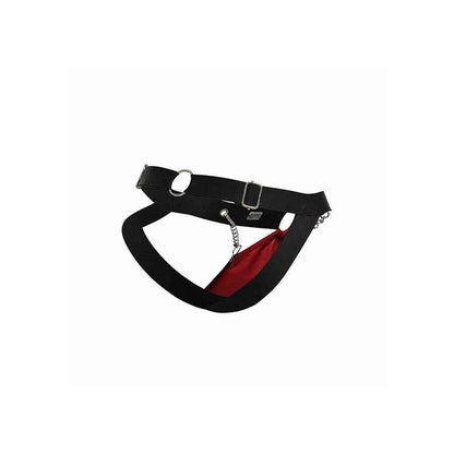 MOB - DNGEON JOCKSTRAP ROSSO CON CATENE TAGLIA UNICA