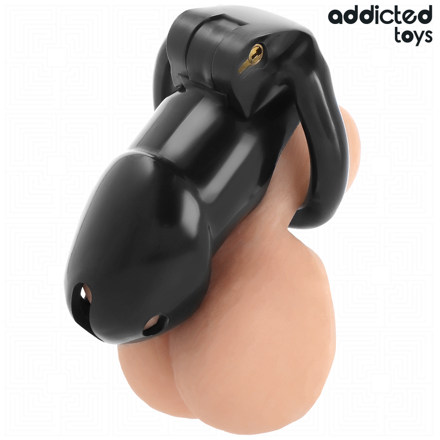 ADDICTED TOYS LOCKED - MINDNIGHT CELL PENIS CAGE SIZE L